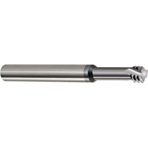 Carmex S0250C3536UN Helical Flute Thread Mill: #8-36, Internal, 3 Flute, 1/4" Shank Dia, Solid Carbide 