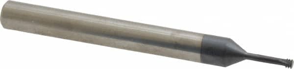 Carmex S0250C370.5ISO Helical Flute Thread Mill: Internal, 3 Flute, 1/4" Shank Dia, Solid Carbide 