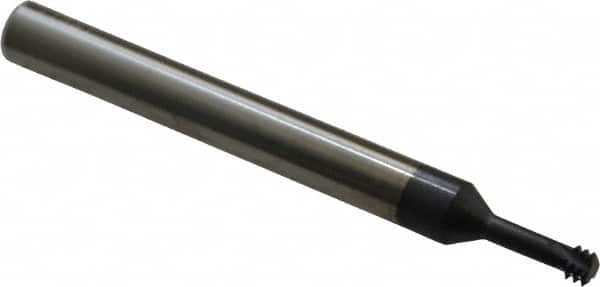 Carmex S0250C4132UN Helical Flute Thread Mill: #10-32, Internal, 3 Flute, 1/4" Shank Dia, Solid Carbide 