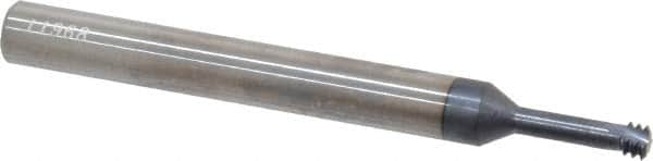 Carmex S0250C490.8ISO Helical Flute Thread Mill: Internal, 3 Flute, 1/4" Shank Dia, Solid Carbide 