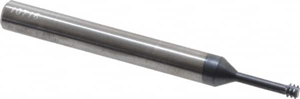 Carmex MTS0250C4932UN Helical Flute Thread Mill: #8-32, Internal, 3 Flute, 1/4" Shank Dia, Solid Carbide 