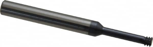 Carmex S0250C791.0ISO Helical Flute Thread Mill: Internal, 3 Flute, 1/4" Shank Dia, Solid Carbide 