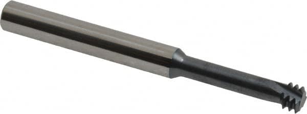 Carmex S0250C941.25ISO Helical Flute Thread Mill: Internal, 3 Flute, 1/4" Shank Dia, Solid Carbide 