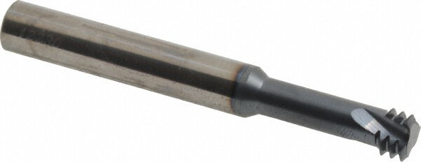 Straight Flute Thread Mill: Internal, 3 Flutes, 5/16" Shank Dia, Solid Carbide