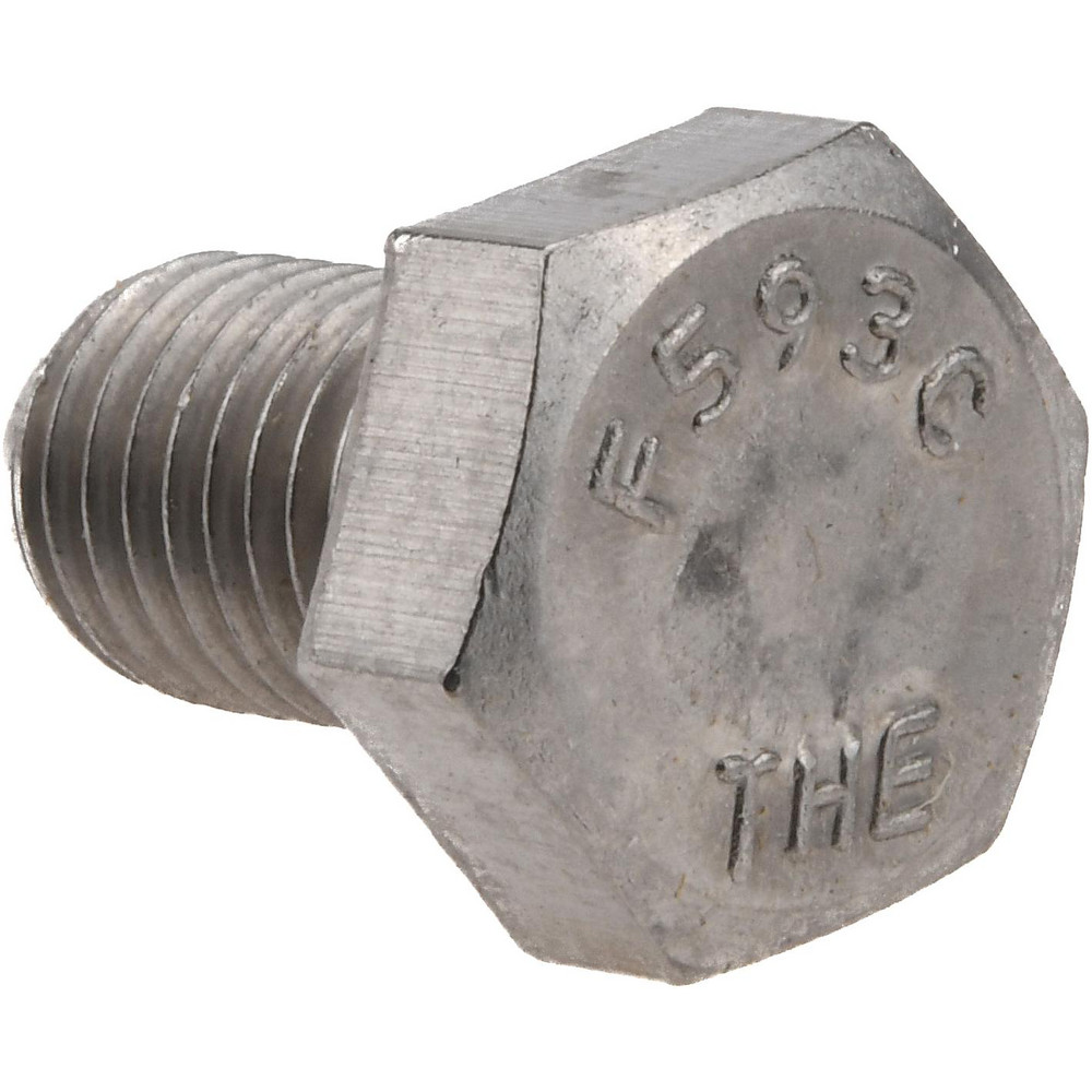 Photos - Nail / Screw / Fastener Value Collection Hex Head Cap Screw: 5/16-24, 1/2" Length Under Head, Grade 18-8 Stainless Steel, Bright/Uncoated Finish - F