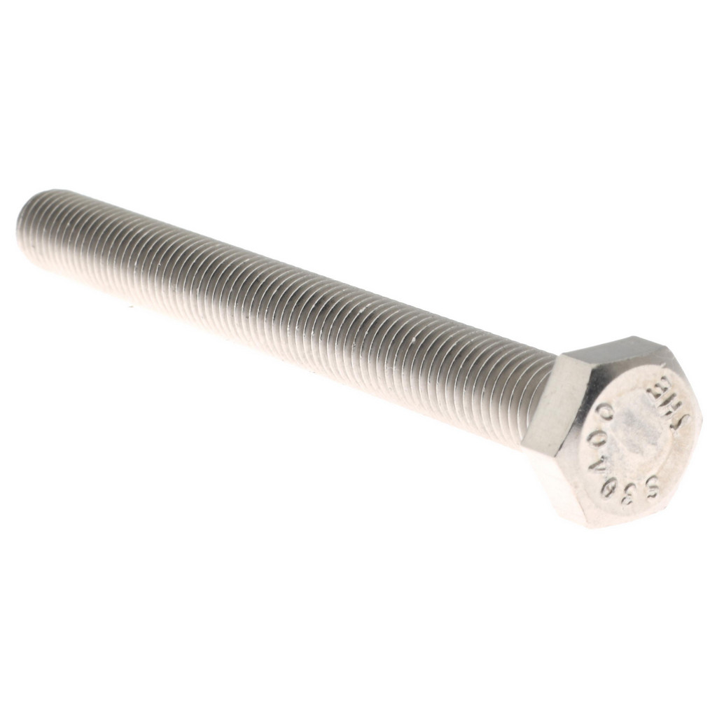 Value Collection R57001134 Hex Head Cap Screw: 5/16-24 x 3", Grade 18-8 Stainless Steel, Uncoated Image