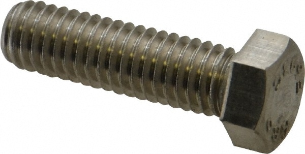 Value Collection R57001152 Hex Head Cap Screw: 7/16-14 x 1-1/2", Grade 18-8 Stainless Steel, Uncoated Image