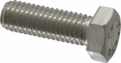 Value Collection 207491 Hex Head Cap Screw: 1/2-13 x 1-1/2", Grade 18-8 Stainless Steel, Uncoated Image
