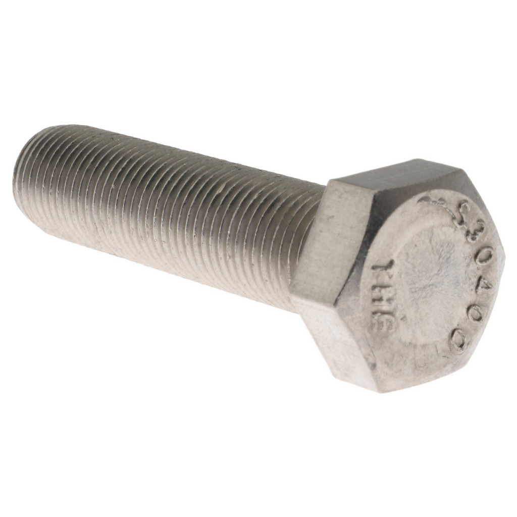 Value Collection R57001173 Hex Head Cap Screw: 1/2-20 x 2", Grade 18-8 Stainless Steel, Uncoated Image