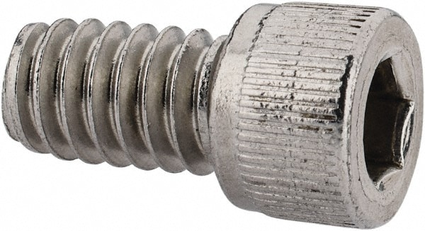 Value Collection R57001034 Hex Head Cap Screw: 1/4-20 x 7/16", Grade 18-8 Stainless Steel, Uncoated Image