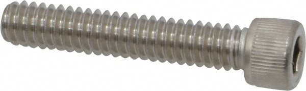 Value Collection R57001035 Hex Head Cap Screw: 1/4-20 x 1-3/8", Grade 18-8 Stainless Steel, Uncoated Image