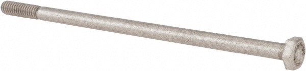 Value Collection R57001197 Hex Head Cap Screw: 1/4-20 x 5-1/2", Grade 18-8 Stainless Steel, Uncoated Image