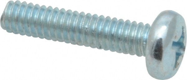 Value Collection PPMS0120100CZ Machine Screw: #12-24 x 1", Pan Head, Phillips Image