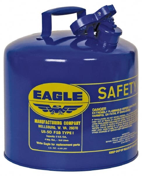 Eagle UI50SB Safety Can: 5 gal, Steel 