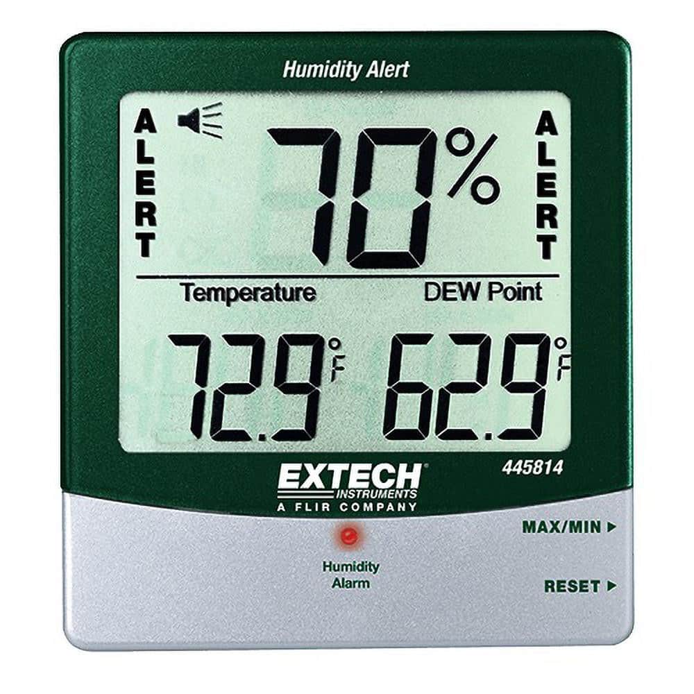 Thermometer/Hygrometers & Barometers; Product Type: Thermo-Hygrometer ; Accuracy: 1.00C; 1.80F ; Batteries Included: Yes ; Number Of Batteries: 1 ; Battery Size: AAA ; Mount Type: Wall
