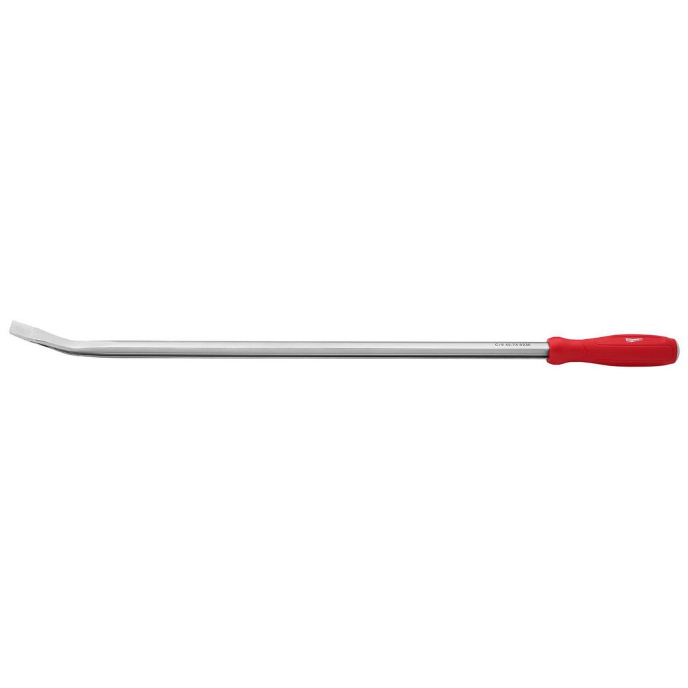 Pry Bars; Prybar Type: I-Beam Design ; End Angle: Offset ; End Style: Chisel ; Material: Chromium-Vanadium Steel; Plastic ; Bar Shape: Square ; Overall Length (Inch): 36
