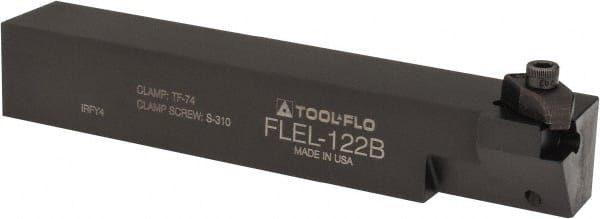 Tool-Flo 93001208B Indexable Threading Toolholder: External, Left Hand, 0.75 x 0.75" Shank 