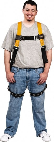 Miller TF4500/UAK Fall Protection Harnesses: 400 Lb, Construction Style, Size Universal, Polyester 