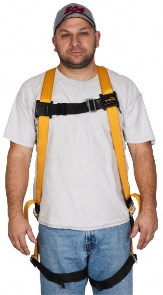 Miller T4000/UAK Fall Protection Harnesses: 400 Lb, Construction Style, Size Universal, Polyester Image