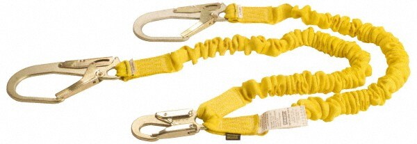 Lanyards & Lifelines; Load Capacity: 350lb ; Type: Shock Absorbing Lanyard ; Length (Inch): 72 ; Anchorage End Connection: Locking Snap Hook ; Harness Connection: Locking Snap Hook ; For Arc Flash Work: No