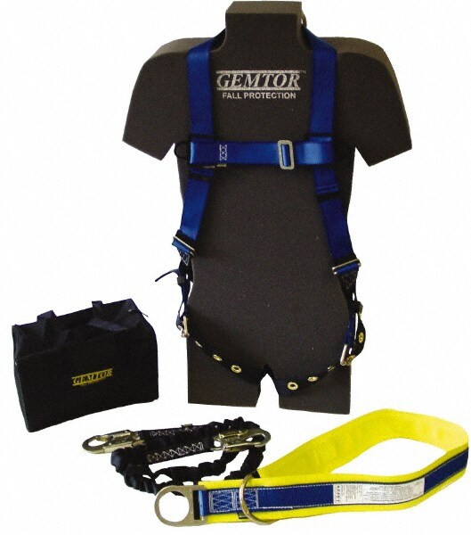 Fall Protection Kits; Type: General Use Fall Protection Kit ; Kit Type: General Use Fall Protection Kit ; Size: Universal ; Capacity (Lb.): 310.00 ; Color: Black ; Material: Polyester; Polyester