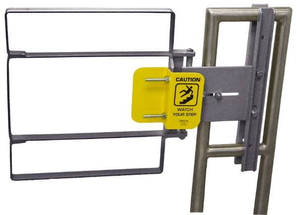 FabEnCo XL71-36 Galvanized Carbon Steel Self Closing Rail Safety Gate 