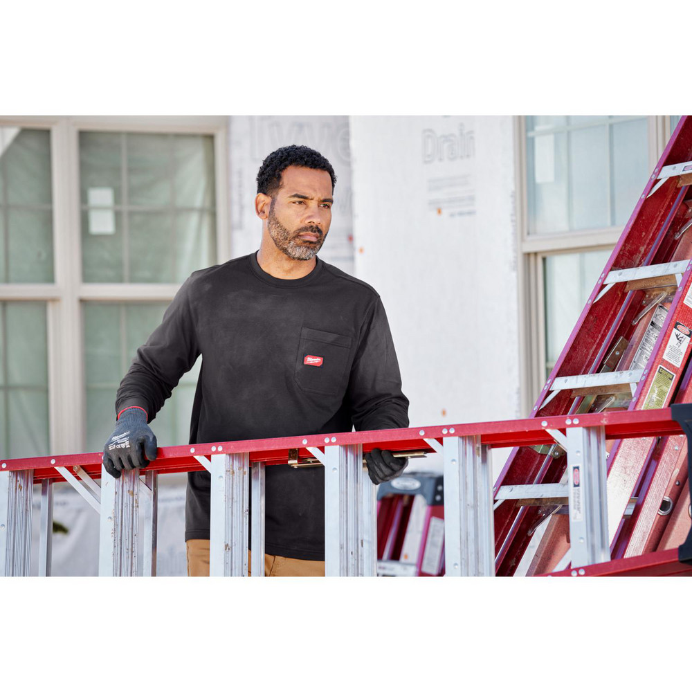 Milwaukee Tool - Work Shirt: General Purpose, Long Sleeve, Large
