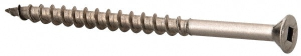 Value Collection R55000214 #10 Flat Head, Square Drive Stainless Steel Deck Screw Image