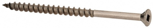 Value Collection R55000216 #10 Flat Head, Square Drive Stainless Steel Deck Screw Image