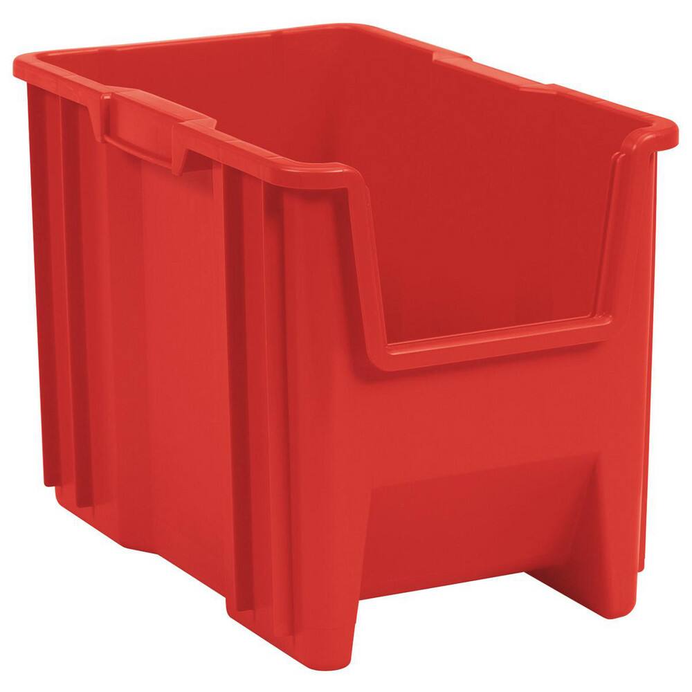 AKRO-MILS 13014RED Plastic Hopper Stacking Bin: Red 
