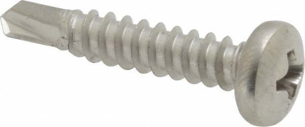 Value Collection MSC-74124850 #10, Pan Head, Phillips Drive, 1" Length Under Head, #3 Point, Self Drilling Screw Image