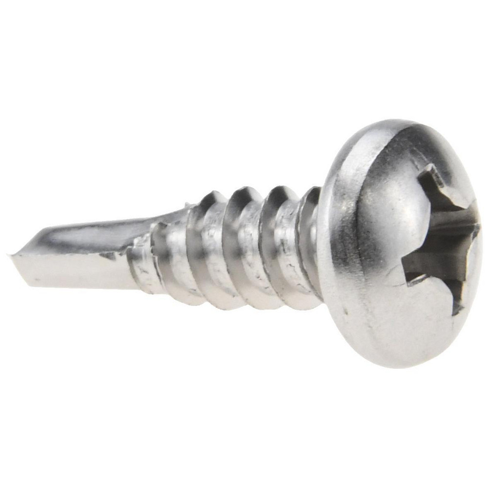 #12, Pan Head, Phillips Drive, 3/4" Length Under Head, #3 Point, Self Drilling Screw