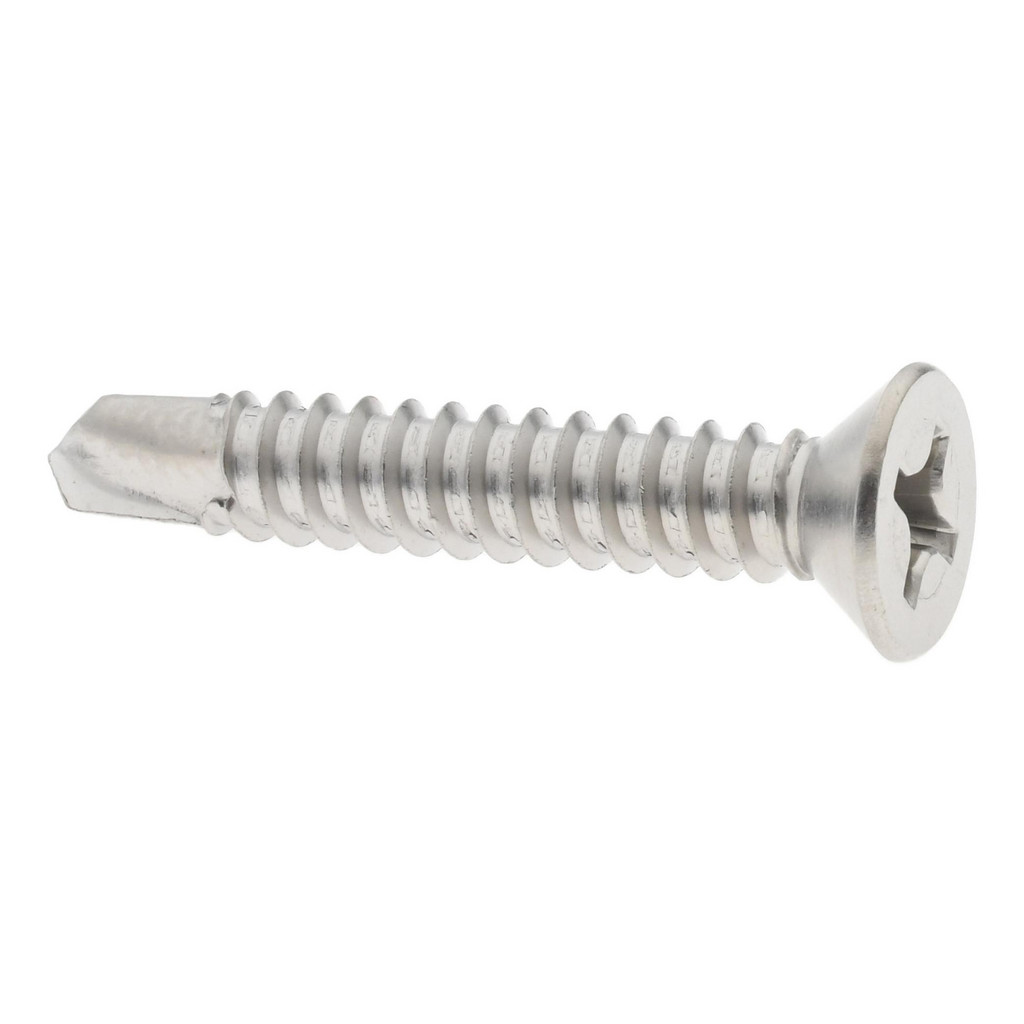 Value Collection R55000114 #14, Flat Head, Phillips Drive, 1-1/2" OAL, #3 Point, Self Drilling Screw Image