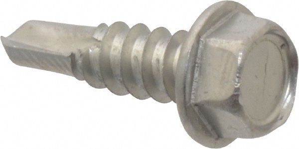 Value Collection MSC-74125428 #12, Hex Washer Head, Hex Drive, 3/4" Length Under Head, #3 Point, Self Drilling Screw Image