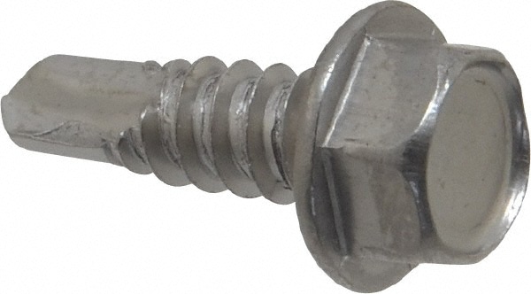 Value Collection MSC-74125469 #14, Hex Washer Head, Hex Drive, 3/4" Length Under Head, #3 Point, Self Drilling Screw Image