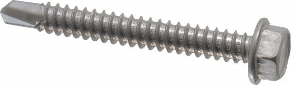 Value Collection R55000170 #14, Hex Washer Head, Hex Drive, 2" Length Under Head, #3 Point, Self Drilling Screw Image