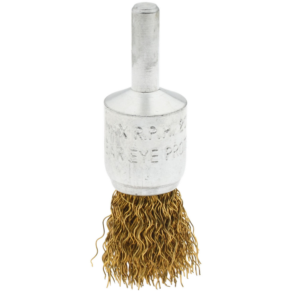 End Brushes: 3/4" Dia, Brass