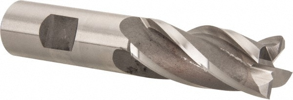 Hertel CCP-24M20 Square End Mill: 0.7874 Dia, 1-7/8 LOC, 3/4 Shank Dia, 4-1/8 OAL, 4 Flutes, Cobalt Image