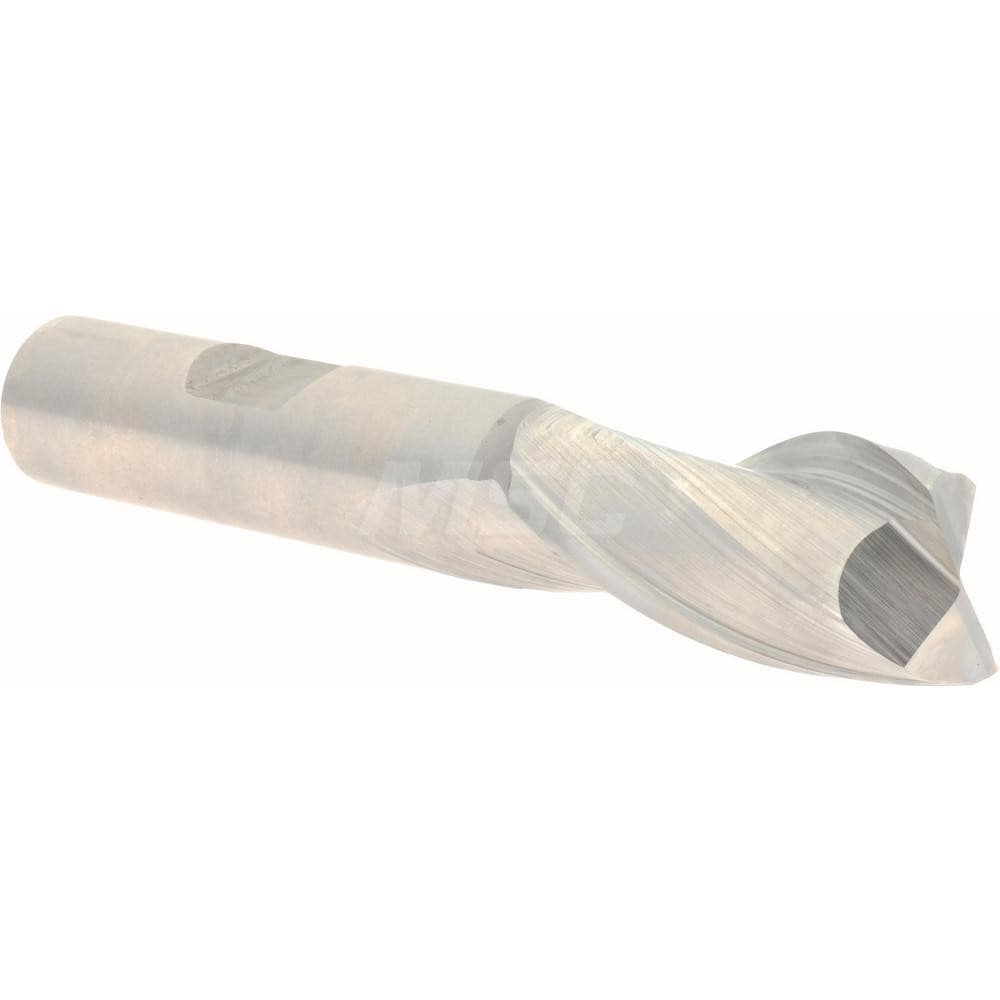 Hertel AP-16M15 Square End Mill: 0.5906 Dia, 1-1/8 LOC, 1/2 Shank Dia, 3-1/8 OAL, 2 Flutes, Cobalt Image