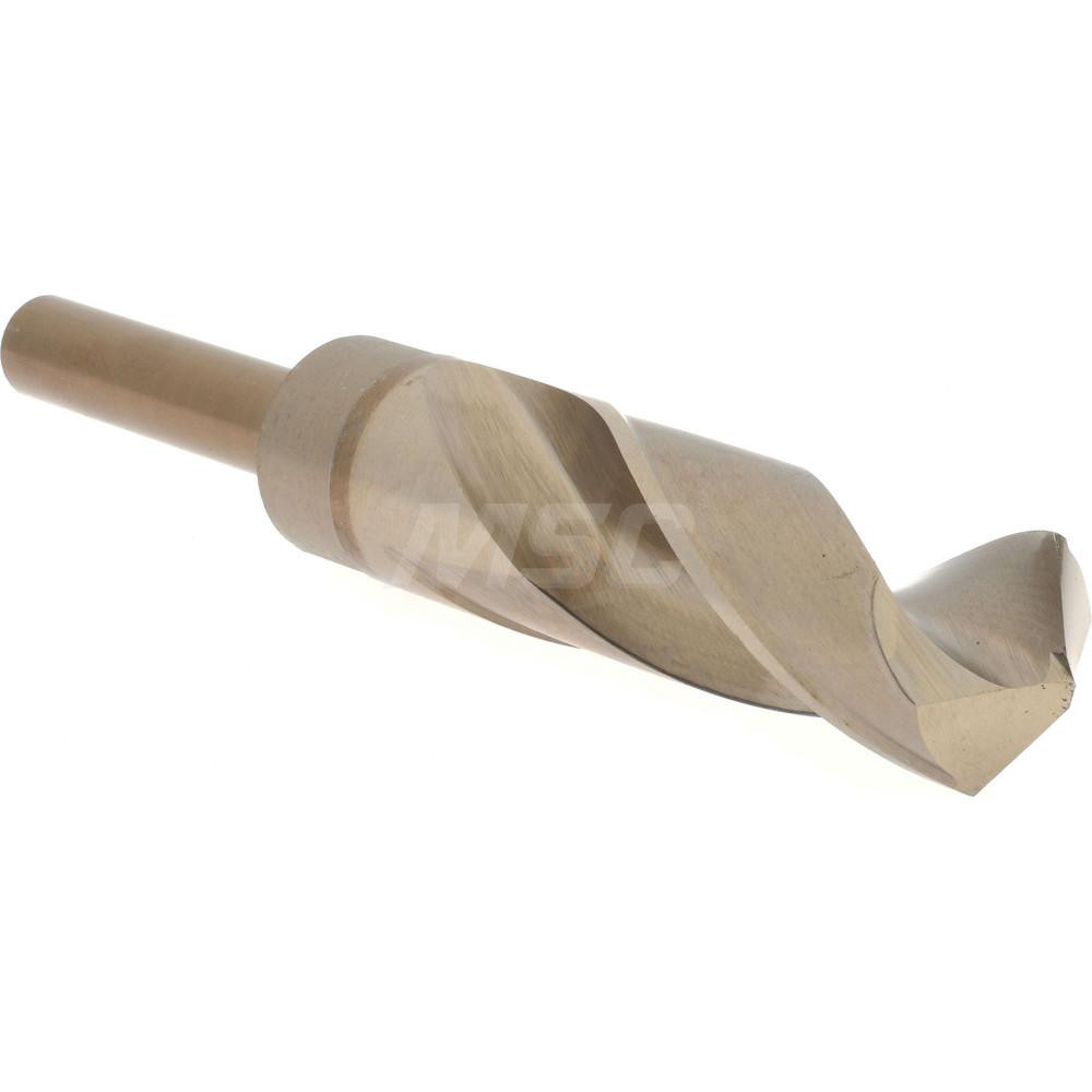 Reduced Shank Drill Bit: 1'' Dia, 1/2'' Shank Dia, 118 °, Cobalt