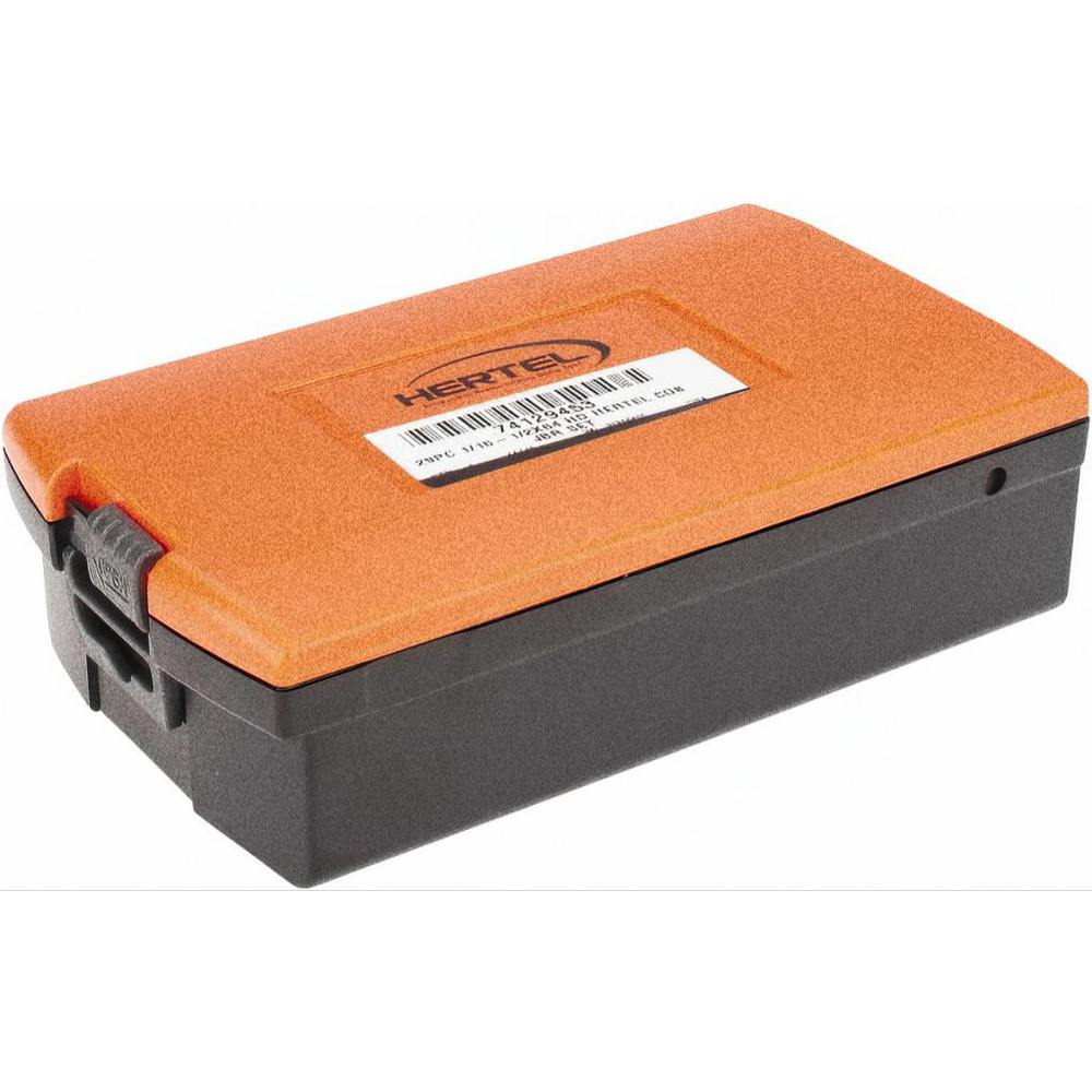 Hertel - Drill Bit Set: Jobber Length Drill Bits, 29 Pc, 135