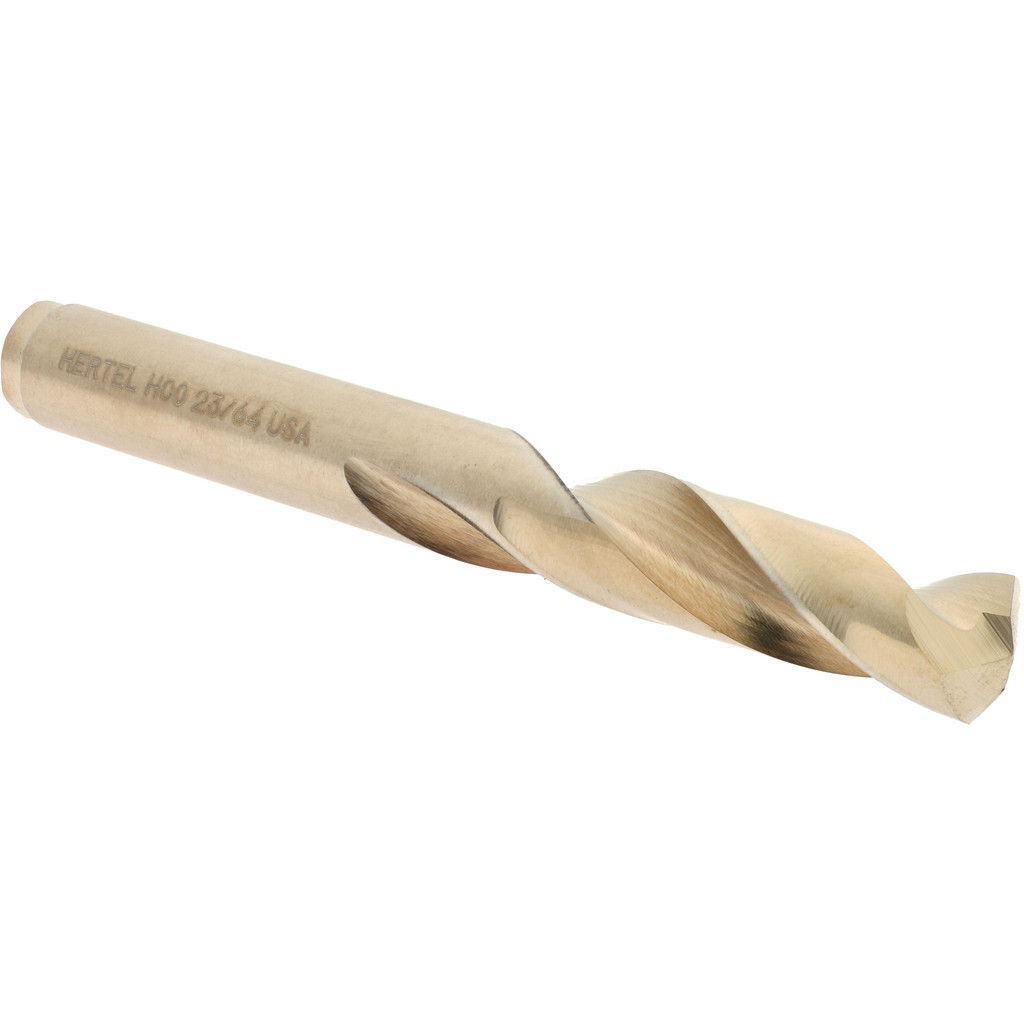 Hertel - Screw Machine Length Drill Bit: 23/64