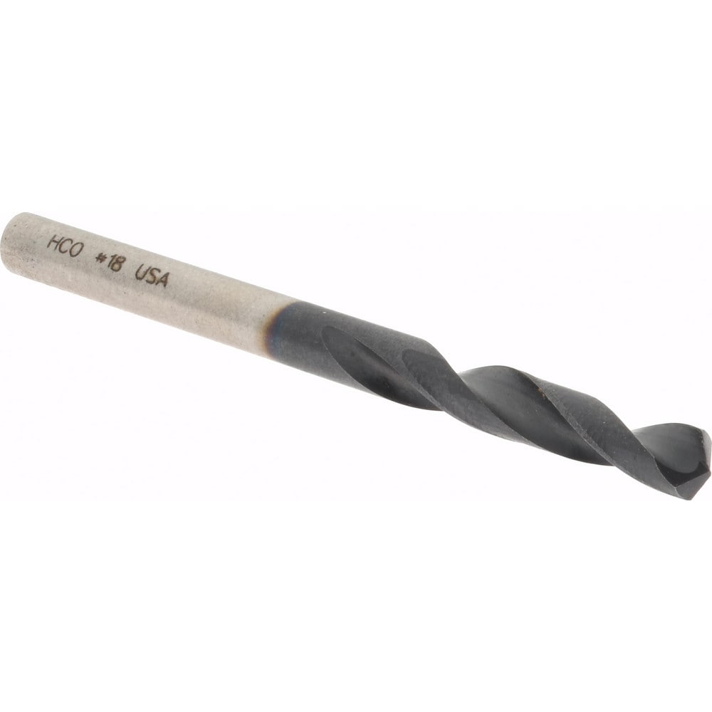 Hertel - Screw Machine Length Drill Bit: Size #18, 135 deg Point ...