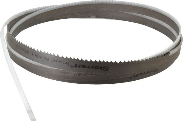 Starrett 21568 Welded Bandsaw Blade: 11 6" Long, 1" Wide, 0.035" Thick, 3 to 4 TPI 