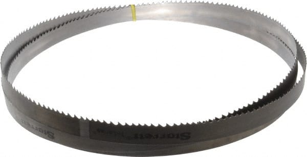 Starrett 21571 Welded Bandsaw Blade: 12 Long, 1" Wide, 0.035" Thick, 3 to 4 TPI 