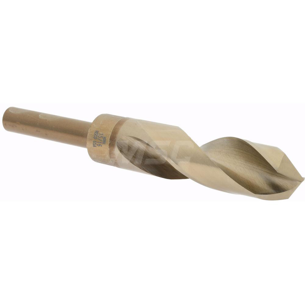 Reduced Shank Drill Bit: 15/16'' Dia, 1/2'' Shank Dia, 118 °, Cobalt
