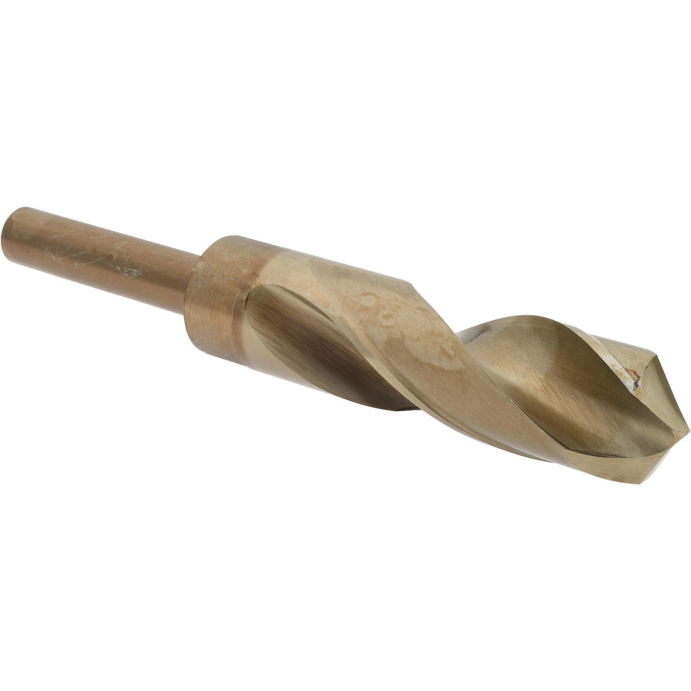 Reduced Shank Drill Bit: 63/64'' Dia, 1/2'' Shank Dia, 118 °, Cobalt