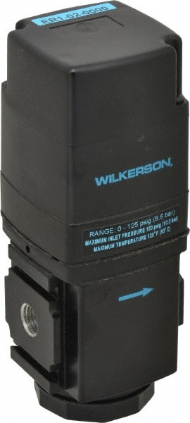 Wilkerson ER1-02-0000 Compressed Air Regulator: 1/4" NPT, 150 Max psi, Electronic Image