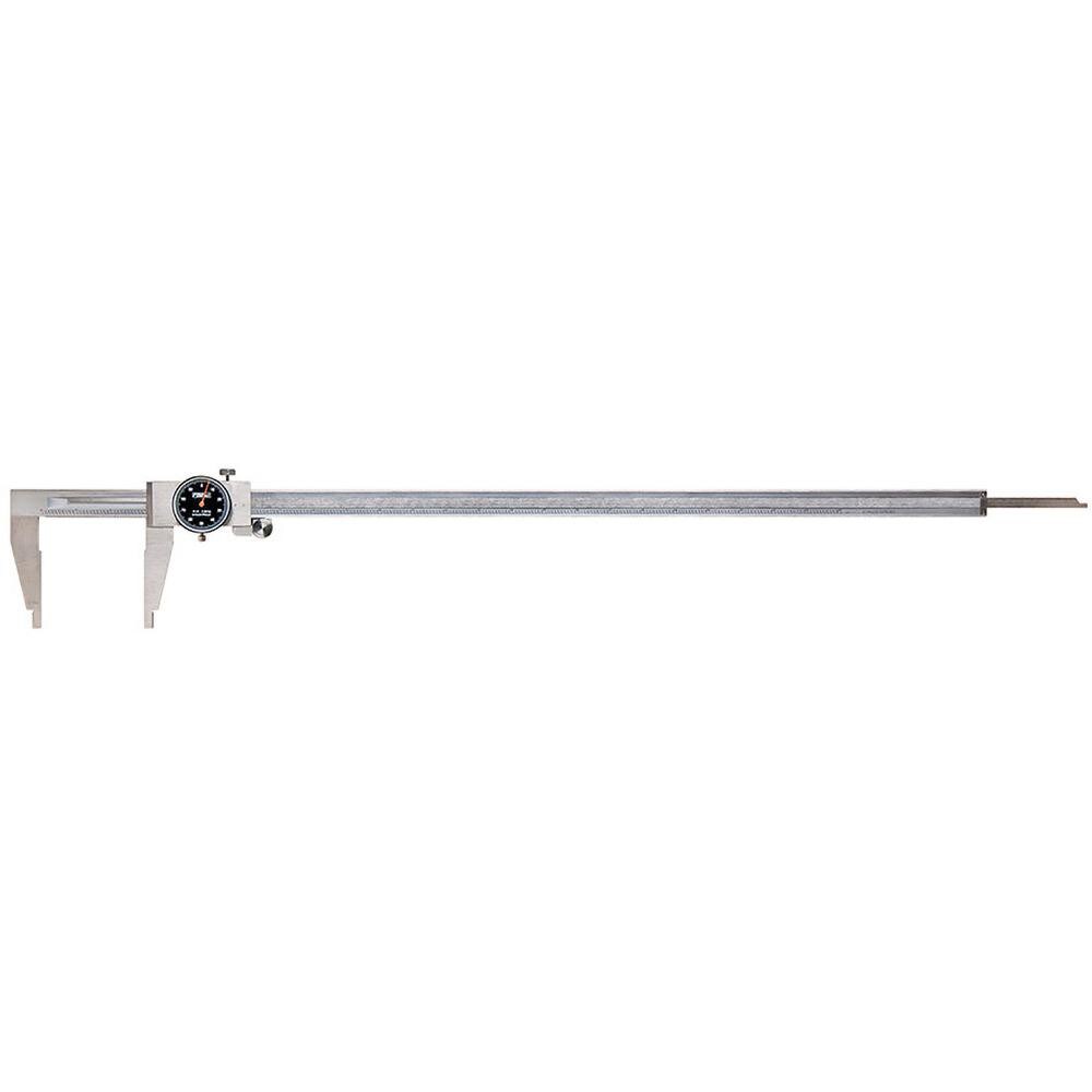Dial Caliper: 24'' Range, 0.001'' Graduation, 0.1'' per Revolution