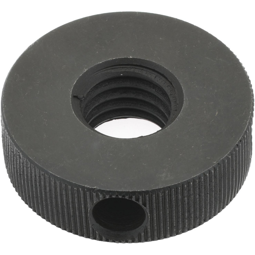 Gibraltar 1/213" UNC Thread, Black Oxide Finish, Steel Round Knurled